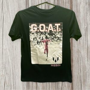 Messi Black Graphic Kids T-Shirt size 10-12
